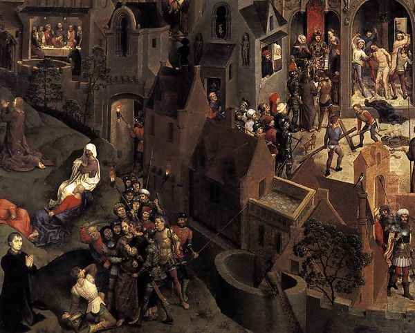 Scenes from the Passion of Christ (detail-3) 1470-71 Oil Painting by Hans Memling