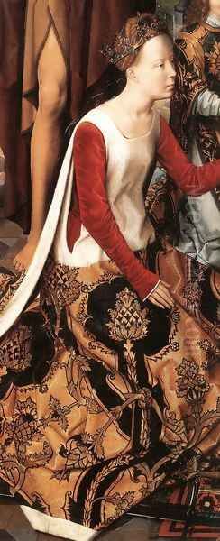 St John Altarpiece (detail-6) 1474-79 Oil Painting by Hans Memling