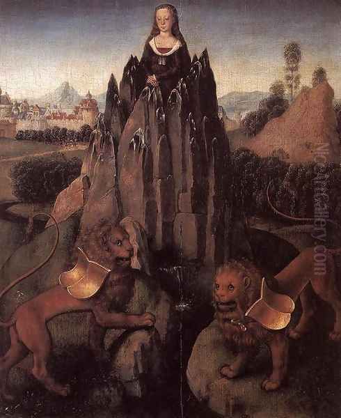 Allegory with a Virgin Oil Painting by Hans Memling