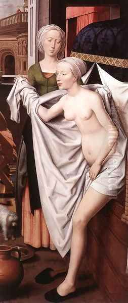 Bathsheba Oil Painting by Hans Memling