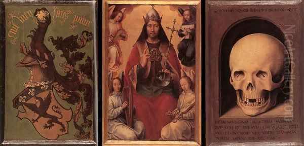 Triptych of Earthly Vanity and Divine Salvation (rear) Oil Painting by Hans Memling