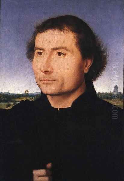 Portrait of a Man 1470 Oil Painting by Hans Memling