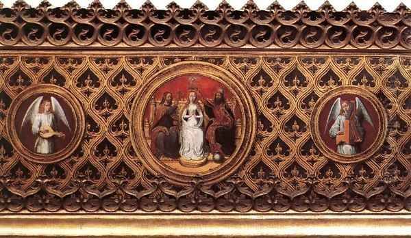 St Ursula Shrine Medallions 2 Oil Painting by Hans Memling