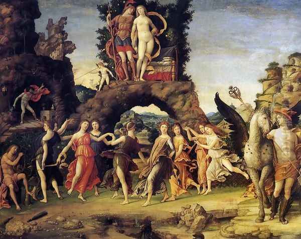 Parnassus (Il Parnaso) Oil Painting by Andrea Mantegna