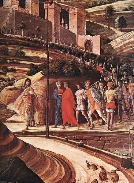 Agony in the Garden (detail) c. 1459 Oil Painting by Andrea Mantegna