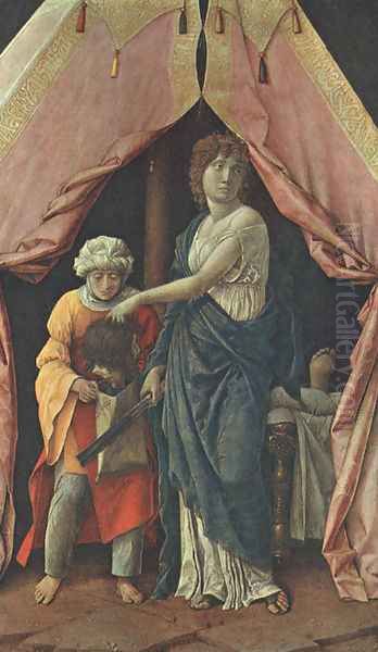 Judith and Holofernes 1495 Oil Painting by Andrea Mantegna