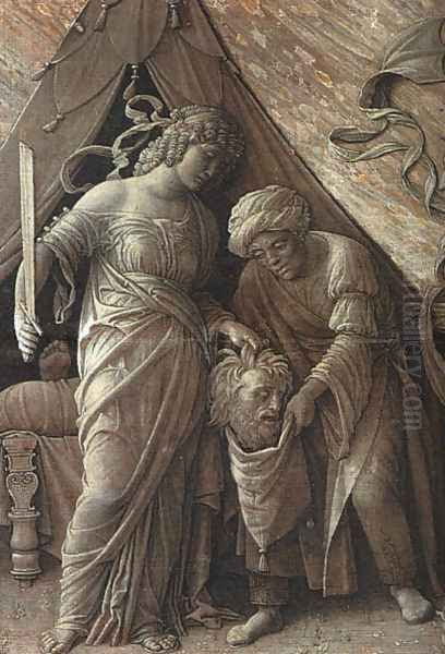 Judith and Holofernes 1495-1500 Oil Painting by Andrea Mantegna