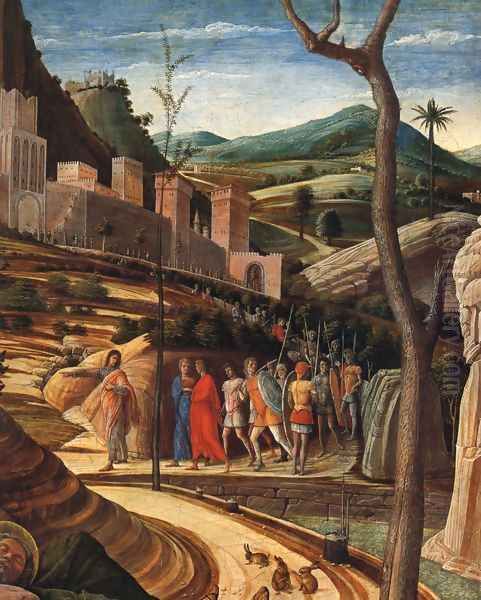 Agony in the Garden [detail] Oil Painting by Andrea Mantegna