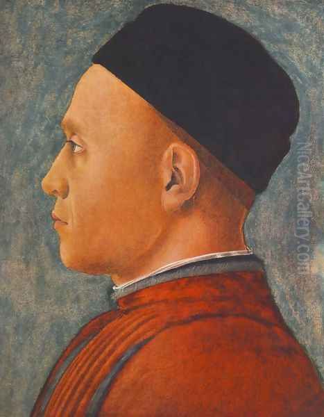 Portrait of a Man 1460 Oil Painting by Andrea Mantegna