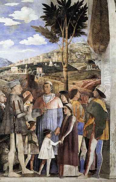 The Meeting 1471-74 Oil Painting by Andrea Mantegna