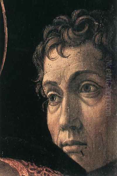 Presentation at the Temple (detail) c. 1460 Oil Painting by Andrea Mantegna