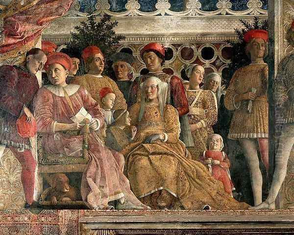 The Court of Mantua Oil Painting by Andrea Mantegna