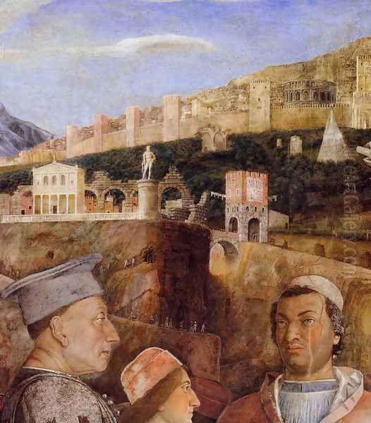 The Meeting (detail) 2 Oil Painting by Andrea Mantegna