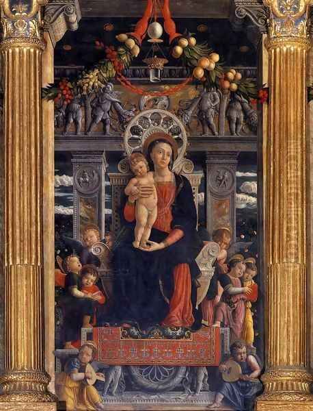 San Zeno Polyptych (central panel) Oil Painting by Andrea Mantegna