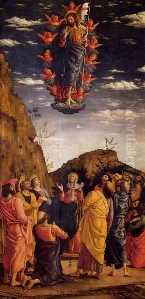 The Ascension of Christ Oil Painting by Andrea Mantegna