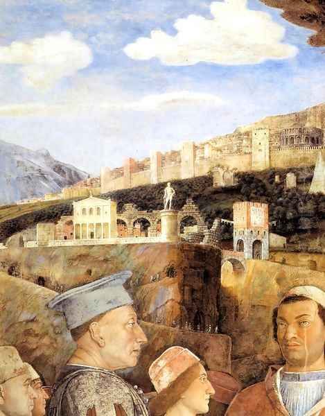 The Meeting (detail) 3 Oil Painting by Andrea Mantegna