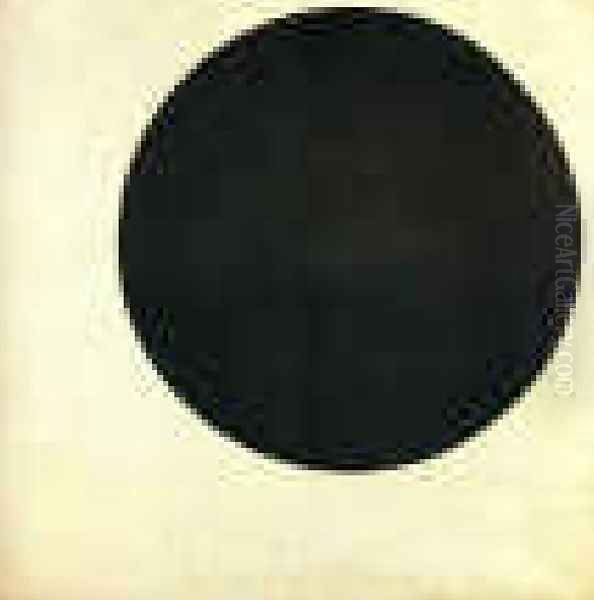 Black Circle Oil Painting by Kazimir Severinovich Malevich