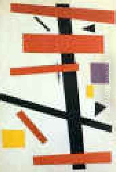 Suprematism (Supremus N50) Oil Painting by Kazimir Severinovich Malevich