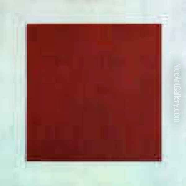 Red Square Oil Painting by Kazimir Severinovich Malevich