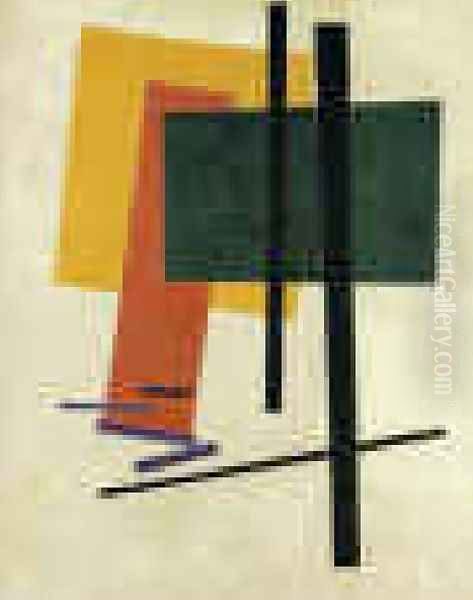 Suprematism2 Oil Painting by Kazimir Severinovich Malevich