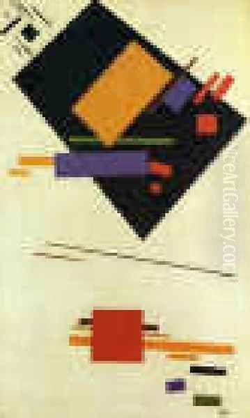 Suprematism Oil Painting by Kazimir Severinovich Malevich