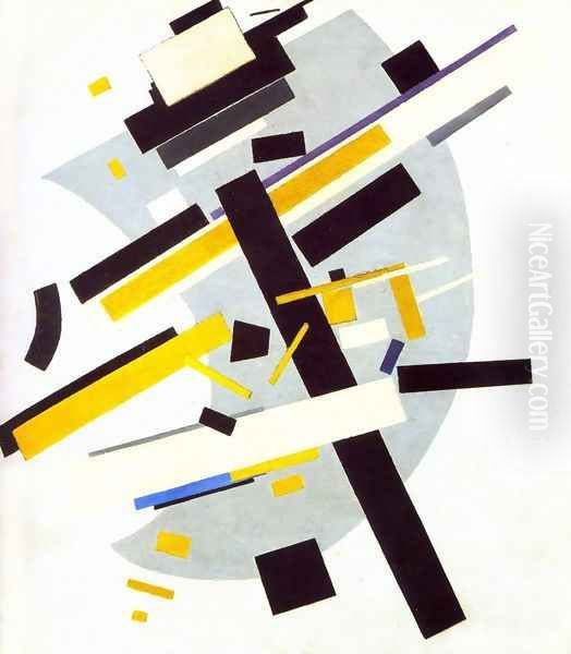 Supremus # 58 Oil Painting by Kazimir Severinovich Malevich