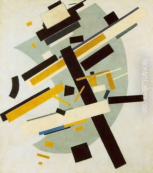 Suprematism nr. 58 Oil Painting by Kazimir Severinovich Malevich