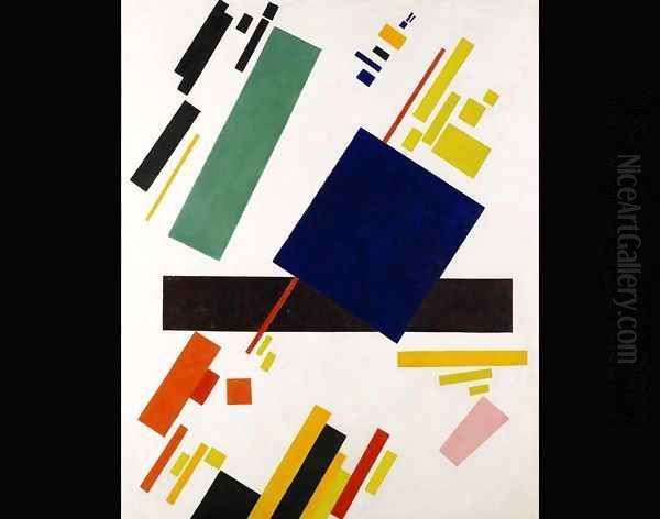 Suprematist Composition Oil Painting by Kazimir Severinovich Malevich