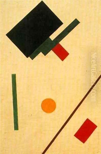 Suprematist Composition 1915 Oil Painting by Kazimir Severinovich Malevich