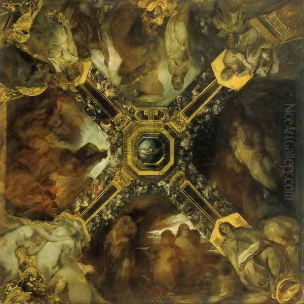 Ring des Nibelungen (Entwurf) (Ring Cycle (Study)) Oil Painting by Hans Makart