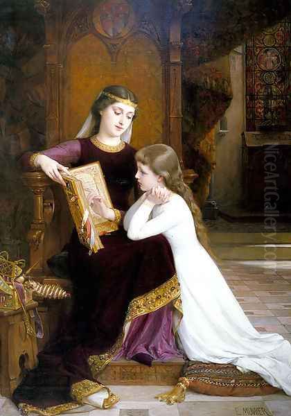 Autrefois (Long Ago) Oil Painting by Emile Munier