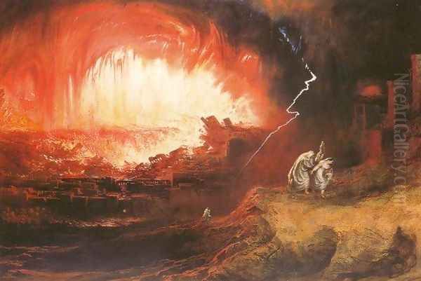 The Destruction of Sodom and Gomorrah Oil Painting by John Martin