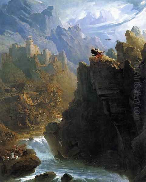 The Bard c. 1817 Oil Painting by John Martin