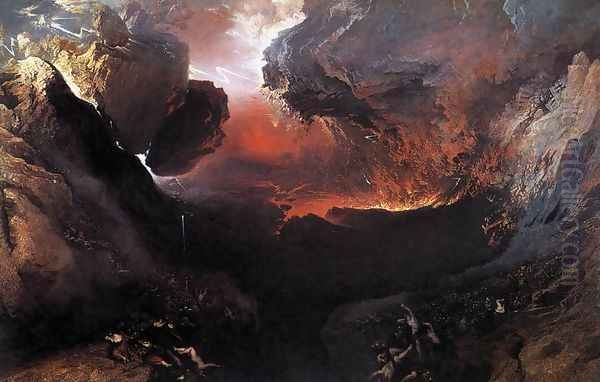 Great Day of His Wrath 1851-53 Oil Painting by John Martin