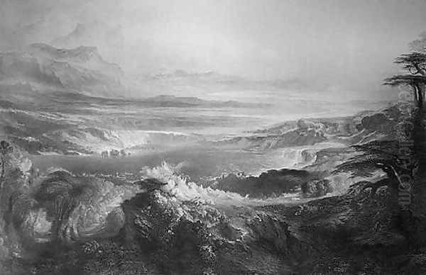 The Plains of Heaven Oil Painting by John Martin