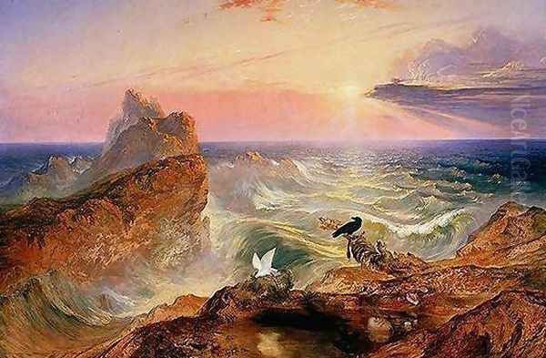 The Assuaging of the Waters Oil Painting by John Martin