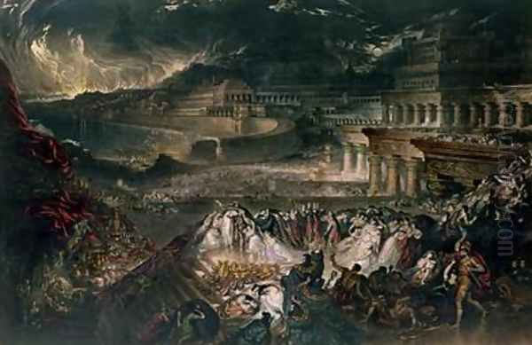 The Fall of Nineveh Oil Painting by John Martin