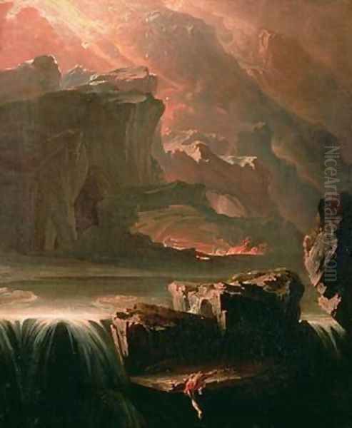 Sadak in Search of the Waters of Oblivion 1812 Oil Painting by John Martin