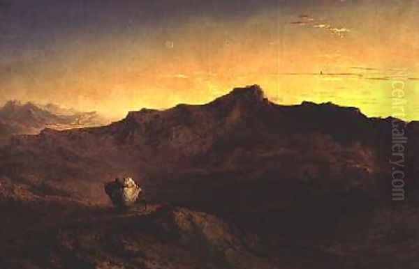 The Flight into Egypt Oil Painting by John Martin