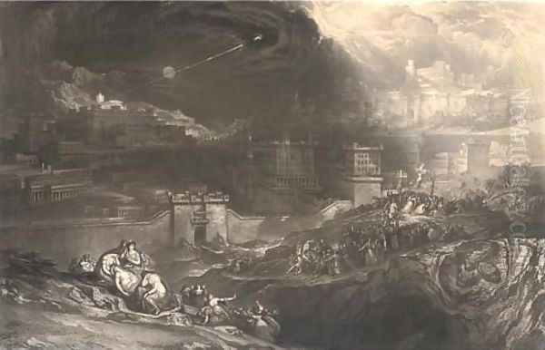 The Cruifixion Oil Painting by John Martin