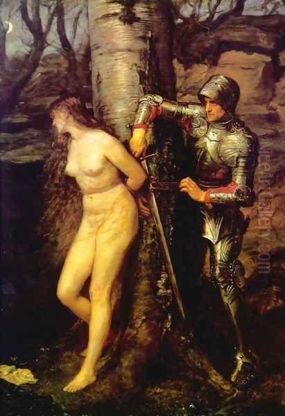 The Knight Errant Oil Painting by Sir John Everett Millais