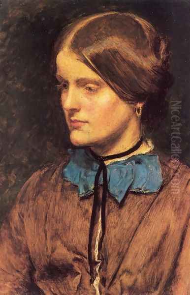 Annie Miller Oil Painting by Sir John Everett Millais