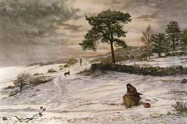 Blow, Blow Thou Winter Wind by Sir John Everett Millais