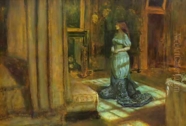 The Eve of St. Agnes Oil Painting by Sir John Everett Millais