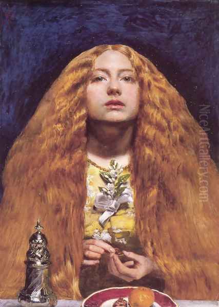 The Bridesmaid Oil Painting by Sir John Everett Millais