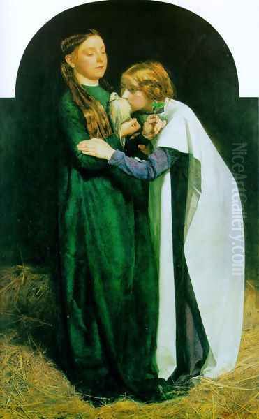 The Return of the Dove to the Ark Oil Painting by Sir John Everett Millais