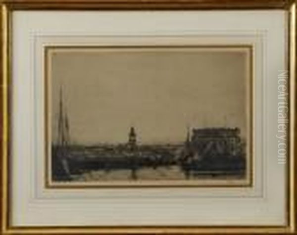 Stromsborg Oil Painting by Axel Fridell