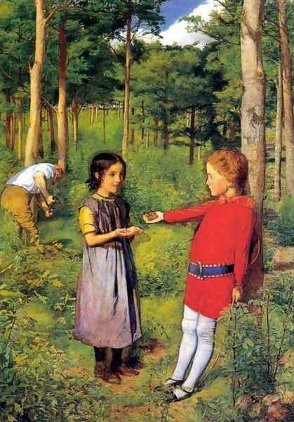 The Woodman's Daughter Oil Painting by Sir John Everett Millais