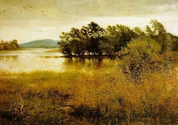 Chill October Oil Painting by Sir John Everett Millais