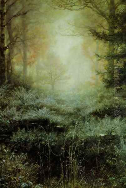 Dew-Drenched Furze Oil Painting by Sir John Everett Millais